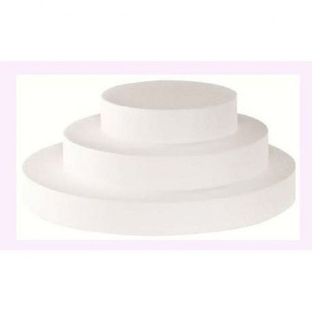 INGROSSO CAKE DESIGN DISCO POLISTIROLO D.35XH5 CM 8024622042073 INGROSSO ACCESSORI CAKE DESIGN VASSOI E DISCHI