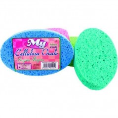 INGROSSO PROFUMERIA SPUGNA BAGNO CELLULOSA OVALE 13.5X2CM 8000061015229 INGROSSO ARTICOLI IGIENE E SALUTE