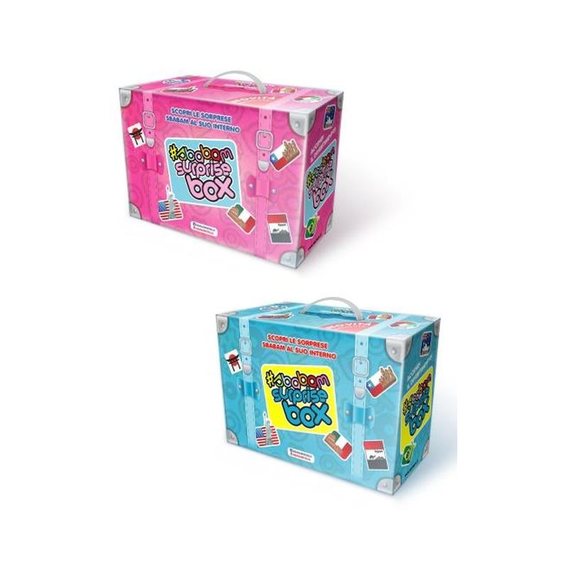 SBABAM VALIGETTA ROSA/AZZURRO EAN 0645760891231 INGROSSO GIOCATTOLI PER EDICOLA