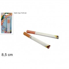 INGROSSO CARNEVALE SCHERZO SIGARETTE SET 2PZ 8033113302688 INGROSSO ARTICOLI CARNEVALE SCHERZI DI CARNEVALE