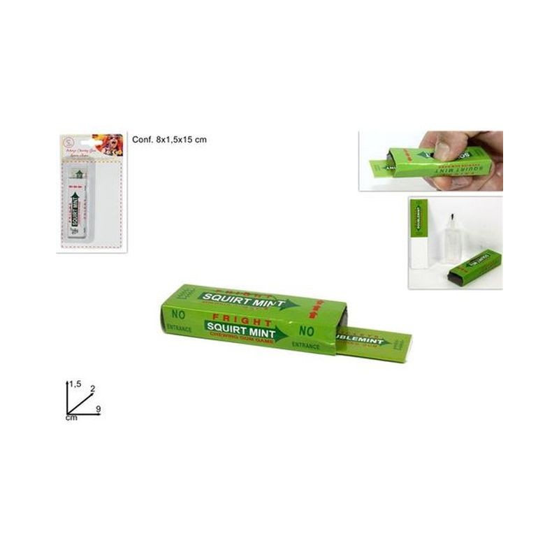 SCHERZO CHEWING GUM SPRUZZA ACQUA EAN 8033113302695 INGROSSO SCHERZI DI CARNEVALE