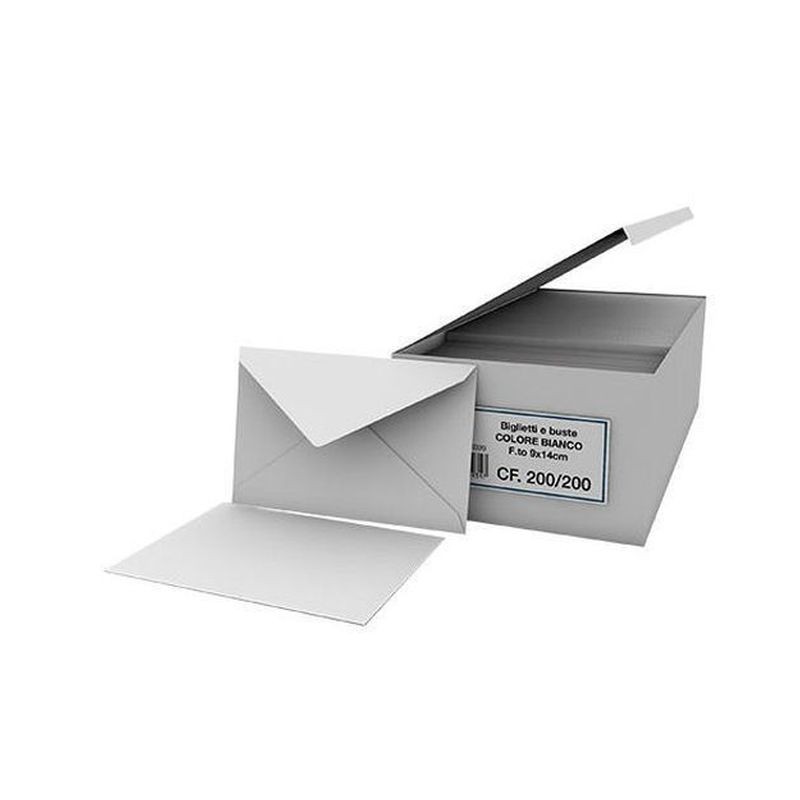 BIGLIETTI DA VISITA BIANCHI 200/200 F4 EAN 8033593059331 INGROSSO BUSTE E LETTERE