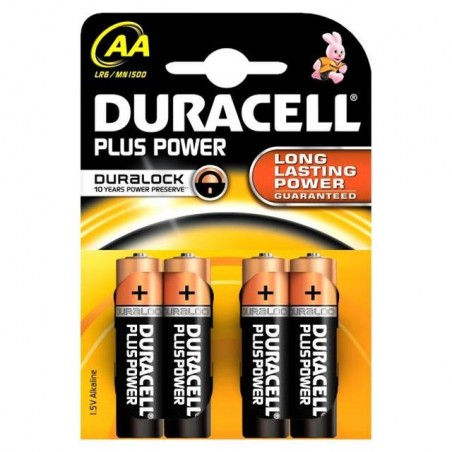 DURACELL STILO PLUS PZ.4 P.20.210 EAN 5000394099494 INGROSSO PILE STILO MINISTILO ALTRO
