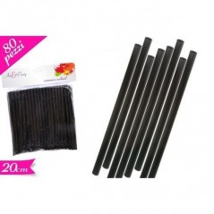INGROSSO FESTA E PARTY CANNUCCE COCKTAIL NERE 80PZ 8055329210564 INGROSSO ARTICOLI PER FESTE ARTICOLI PARTY USO TAVOLA