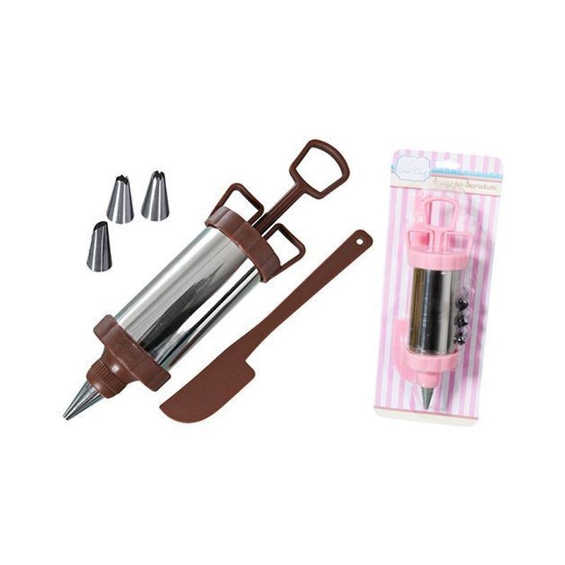 SET SIRINGA DOLCI 5PZ ASS EAN 8032732221363 INGROSSO UTENSILI PER DESIGN DOLCI