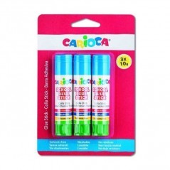 INGROSSO CARTOLERIA CARIOCA COLLA STICK GR.10 PZ.3 BLISTER 8003511427818 INGROSSO COLLA NASTRI SPAGHI