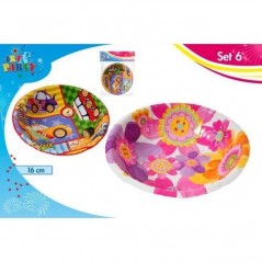 INGROSSO GIOCATTOLI SET 6 COPPETTE DEC. PARTY 8032732133482 INGROSSO OFFERTA GIOCATTOLI OFFERTA