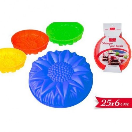 INGROSSO CAKE DESIGN STAMPO TORTA FIORE CM.25X6 8032732101610 INGROSSO ACCESSORI CAKE DESIGN FORMINE E STAMPINI PER DOLCI