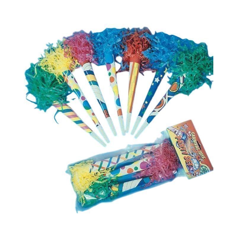 TROMBE CM.25 3PZ IN BUSTA C/CAV. EAN 8004761044015 INGROSSO ACCESSORI PARTY