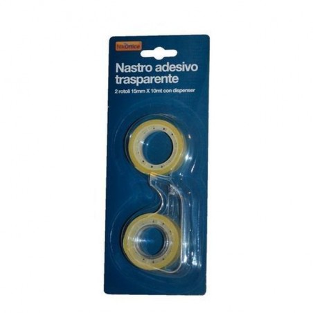 ROTOLI NASTRO AD. 10X15 C/DISTRIB. BL. EAN 8033593018772 INGROSSO NASTRI ADESIVI