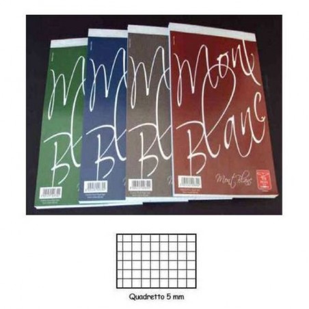 INGROSSO CARTOLERIA NOTES MONT BLANC A5 15X21 70FF 5M C.10 8005235028302 INGROSSO QUADERNI ALBUM BRISTOL