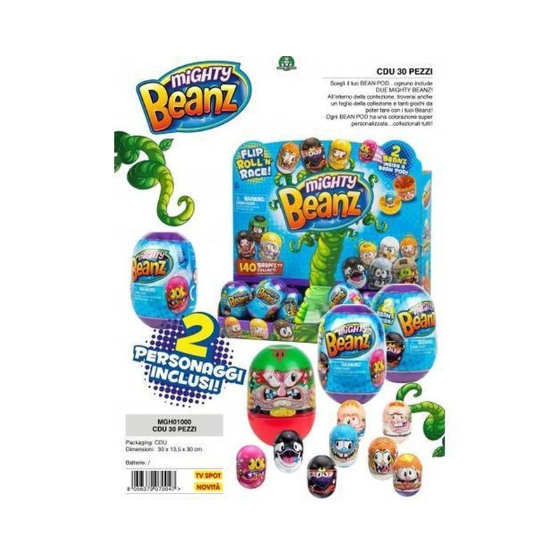 MIGHTY BEANZ 2PZ EAN 8056379070047 INGROSSO PERSONAGGI CARTOON E DISNEY