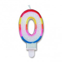 INGROSSO FESTA E PARTY CANDELINA NUMERO 0 SWEET ASS. 8.5CM 8020834709803 INGROSSO ARTICOLI PER FESTE