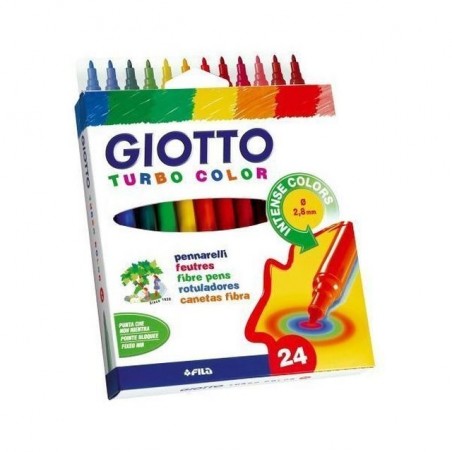 INGROSSO CARTOLERIA PENNARELLI TURBOCOLOR 24 5 8000825412004 INGROSSO PENNARELLI MATITE COLORATE TEMPERE