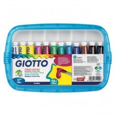 INGROSSO CARTOLERIA TEMPERE GIOTTO 12ML TUBO 4 PZ.12 COLORI 8000825311000 INGROSSO PENNARELLI MATITE COLORATE TEMPERE