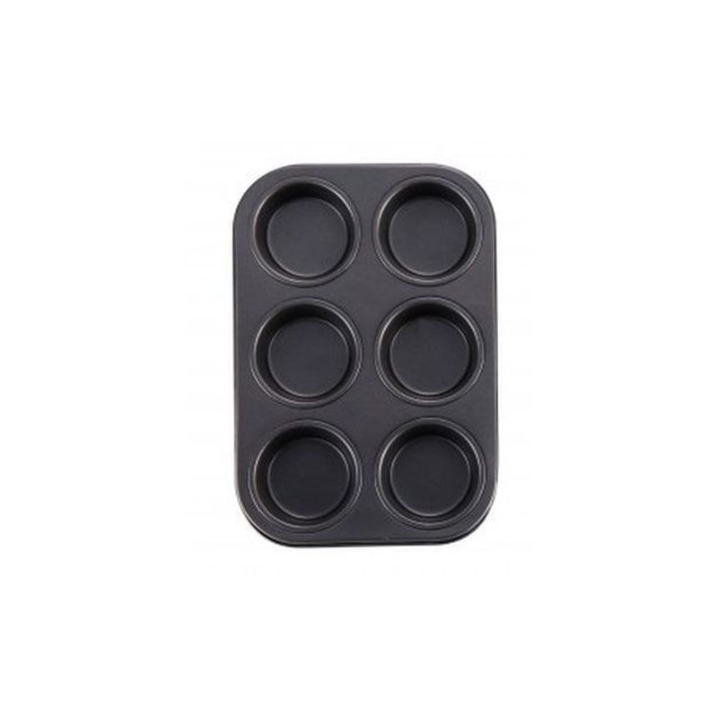 STAMPO MUFFIN LISCIO 6 POSTI DROP EAN 8033765087421 INGROSSO FORMINE E STAMPINI PER DOLCI