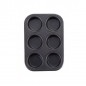 STAMPO MUFFIN LISCIO 6 POSTI DROP EAN 8033765087421 INGROSSO FORMINE E STAMPINI PER DOLCI