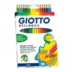 INGROSSO CARTOLERIA MATITE COL. GIOTTO STILNOVO PZ.36 8000825256707 INGROSSO PENNARELLI MATITE COLORATE TEMPERE