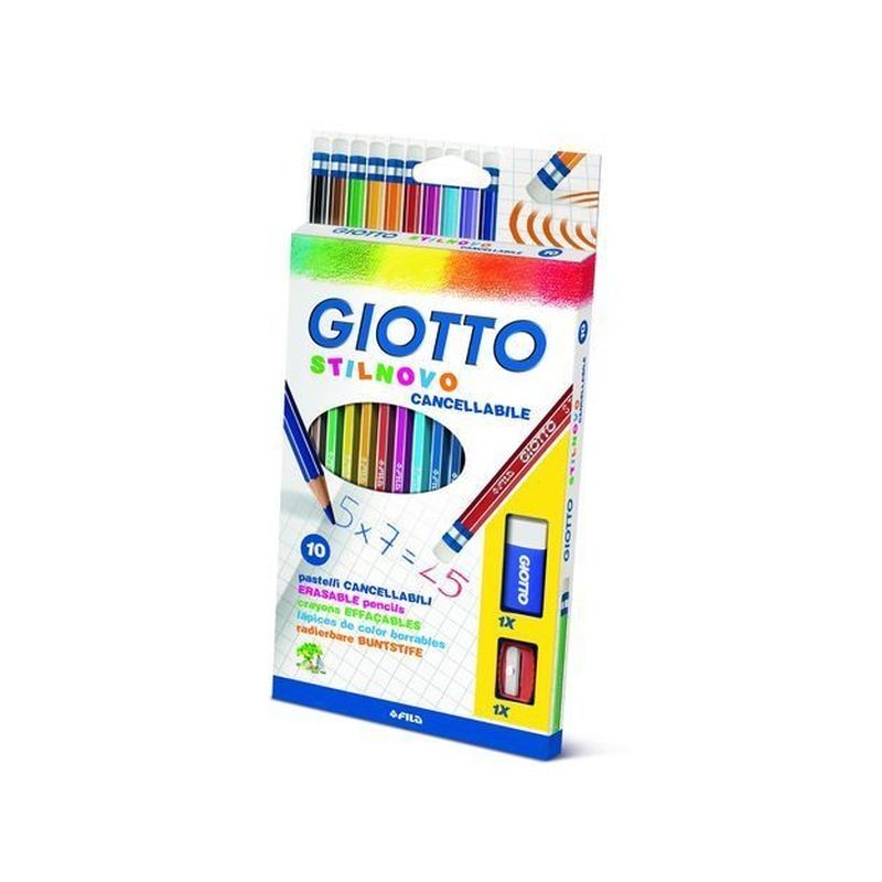 PASTELLI GIOTTO STILNOVO CANCELLABILE EAN 8000825256776 INGROSSO MATITE COLORATE