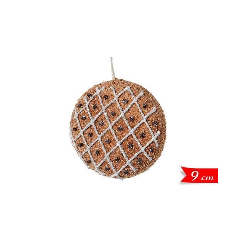 DECORAZIONE BISCOTTO 9CM EAN 8032732143917 INGROSSO PALLINE DI NATALE E PUNTALI