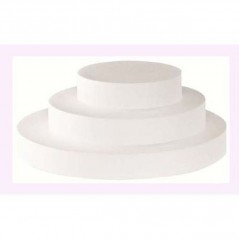 INGROSSO CAKE DESIGN DISCO POLISTIROLO D.30XH5 CM 8024622037314 INGROSSO ACCESSORI CAKE DESIGN VASSOI E DISCHI