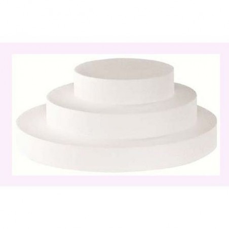 DISCO POLISTIROLO D.30XH5 CM EAN 8024622037314 INGROSSO VASSOI E DISCHI