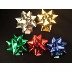 INGROSSO CARTOLERIA STELLA METAL MM.14 100 PZ. 8006752042147 INGROSSO ARITCOLI PER CONFEZIONI COCCARDE PER PACCHI REGALO