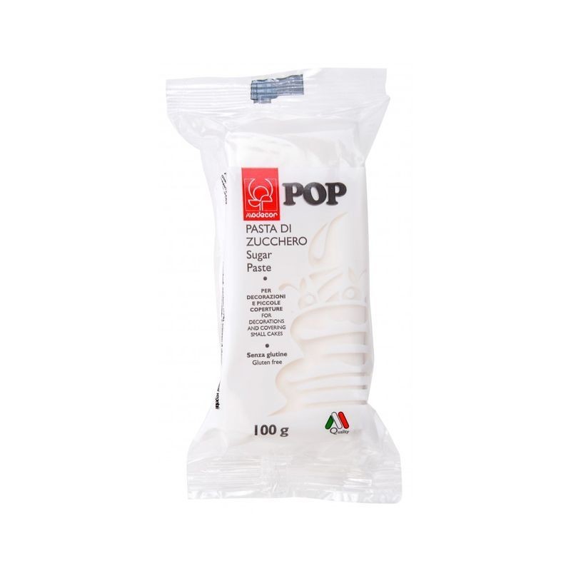 PASTA ZUCCHERO 1KG POP BIANCO CANDIDO EAN 8019447247789 INGROSSO PASTA DI ZUCCHERO