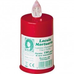 INGROSSO LUMINO LOCULO MORTUARIO 150 GIORNI ROSSO 8000061032646 INGROSSO TABACCHERIA LUMINI E CERI