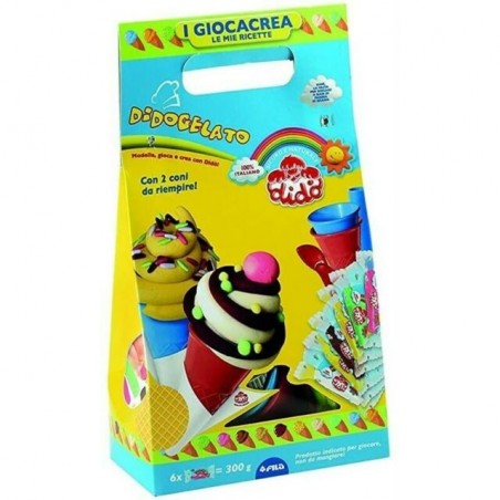 DIDO' GIOCACREA LE MIE RICETTE GELATO 29X9X29CM EAN 8000144005840 INGROSSO PASTA PER MODELLARE DIDO