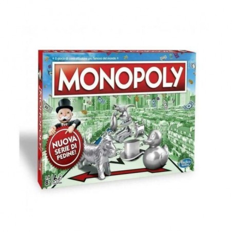 MONOPOLY RETTANGOLARE 2/6GIOCATORI +8A 400X267X50MM - HASBRO EAN 5010996113986 INGROSSO GIOCHI DI SOCIETA