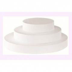 INGROSSO CAKE DESIGN DISCO POLISTIROLO D.40XH5 CM 8024622037321 INGROSSO ACCESSORI CAKE DESIGN VASSOI E DISCHI