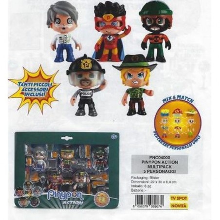 INGROSSO GIOCATTOLI PINYPON ACTION MULLPK 5 PERS. 8056379089674 INGROSSO BAMBOLE E ACCESSORI BAMBOLE PUBBLICIZZATE