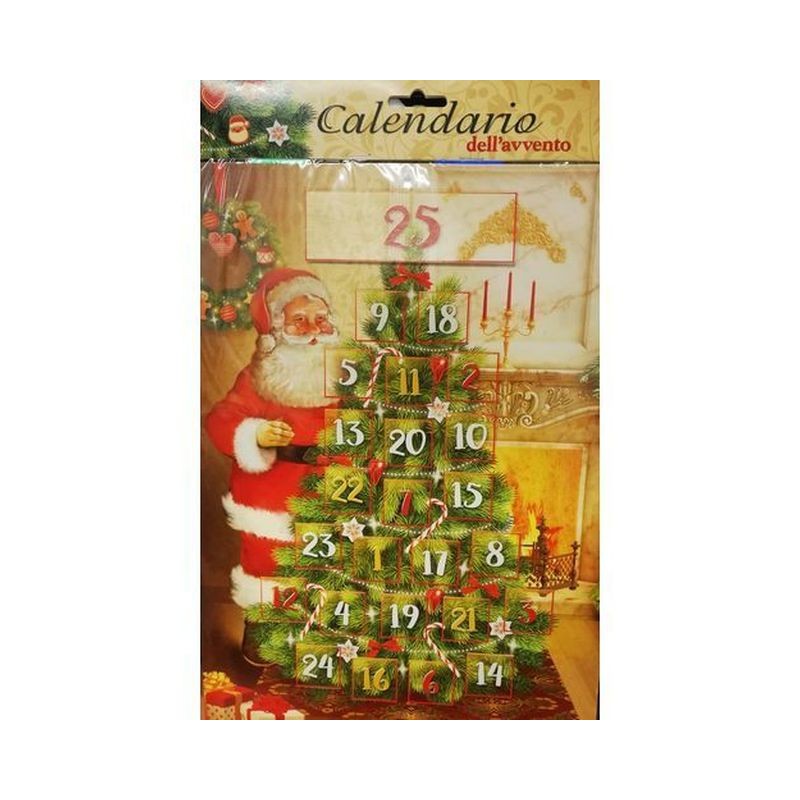 CALENDARIO AVVENTO L'ALBERO DI BABBO NAT EAN 8001608347148 INGROSSO CALENDARI AVVENTO