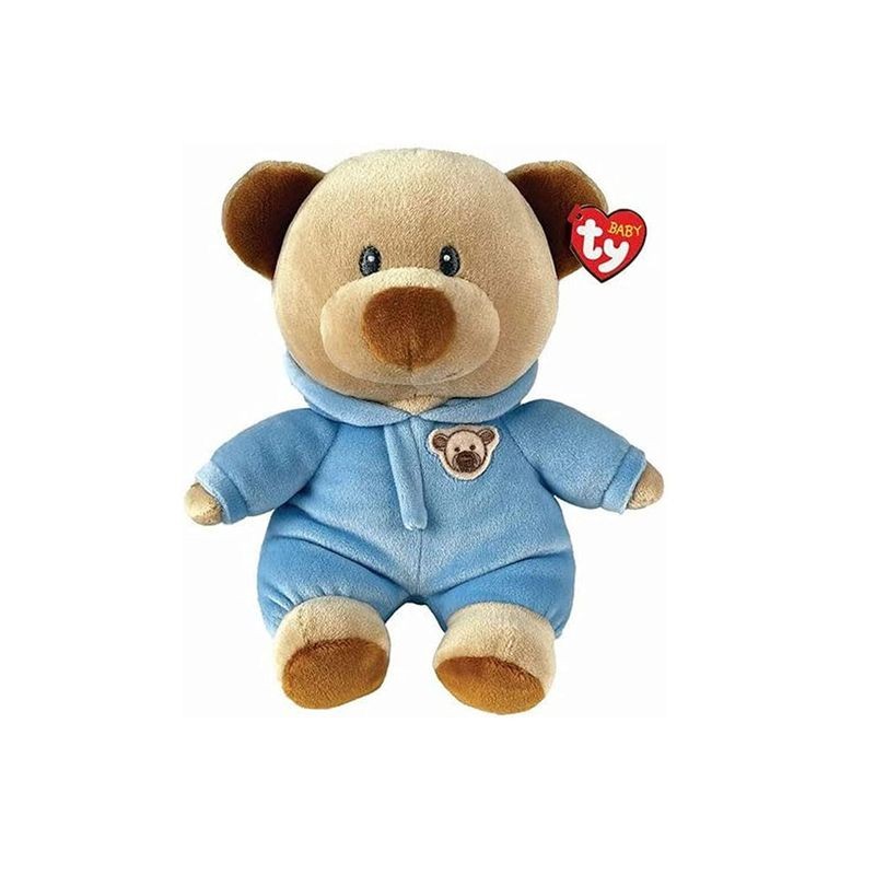 BABY TY CM.28 ORSETTO C/PIGIAMA AZZURRO EAN 008421320455 INGROSSO PELUCHE MORBIDOSI