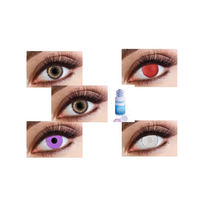 LENTI A CONTATTO MENSILI C/LIQUID ASS. EAN 5060245990967 INGROSSO TRUCCHI PER HALLOWEEN