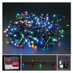 INGROSSO ARTICOLI NATALIZI SERIE 180 LED 8F MIXCOLOR ESTERNO 8023650661850 INGROSSO ARTICOLI NATALE LUCI NATALIZIE
