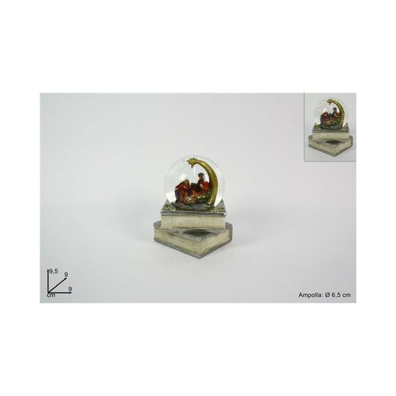 AMPOLLA C/NATIVITA' E LIBRI D.6.5CM EAN 8033113613036 INGROSSO OGGETTISTICA NATALIZIA