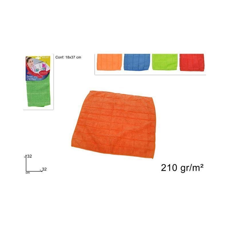 PANNO MICROFIBRA QUADRI 35X35 GR.265 EAN 8027501046759 INGROSSO PANNO STROFINACCI