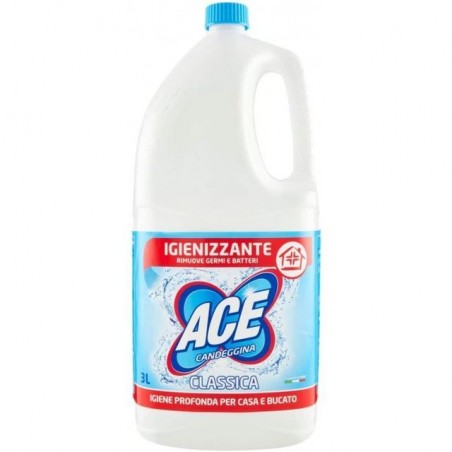 INGROSSO CASALINGHI ACE CANDEGGINA 3 LT 8001480020986 INGROSSO PRODOTTI PULIZIA DETERSIVI