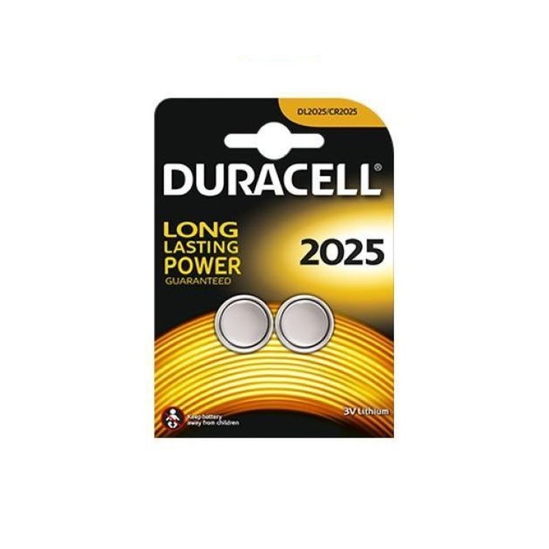 DURACELL PILE CR2025 3V PZ.2 IN BLISTER EAN 5000394203907 INGROSSO PILE A BOTTONE