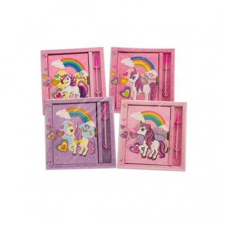 INGROSSO GIOCATTOLI DIARIO SEGRETO UNICORNO MISS SIGNORINA CON PENNA DISP. IN 4 MODELLI A SCELTA 8017967518419 INGROSSO GIOCHI E