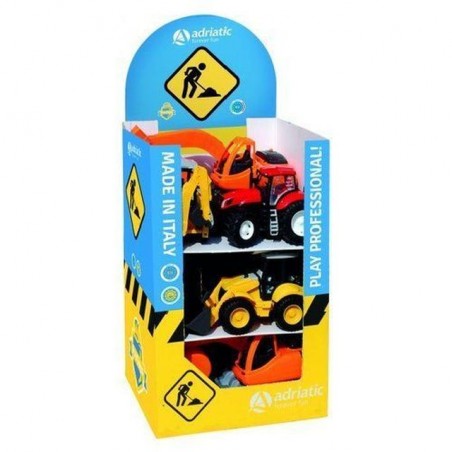 CAMION PLASTICA IN SCATOLA 3 ASS. EAN 8002936602015 INGROSSO MEZZI E BARCHETTE