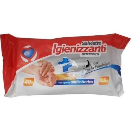 SALVIETTE IGIENIZZANTI 40PZ EAN 8059174592073 INGROSSO SALVIETTE