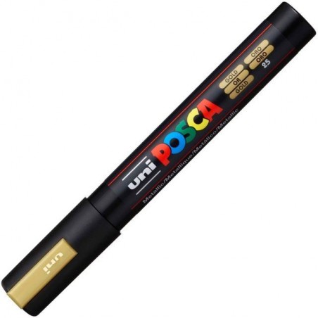 INGROSSO UNI POSCA PC5M ORO 4902778916261 INGROSSO PENNARELLI MATITE COLORATE TEMPERE PENNARELLI