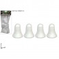 CAMPANE POLIST. cm.7 PZ.4 EAN 8033113220463 INGROSSO ARTICOLI DECORAZIONI NATALIZIE