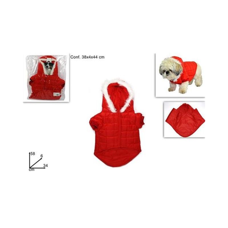 PIUMINO PER ANIMALI IMBOTTITO NATALIZIO EAN 8033113243448 INGROSSO COSTUME BABBO NATALE ADULTI