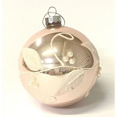 INGROSSO ARTICOLI NATALIZI PENDAGLIO PALLA VETRO 8CM.ROSA 8055329162528 INGROSSO ADDOBBI ALBERO NATALE