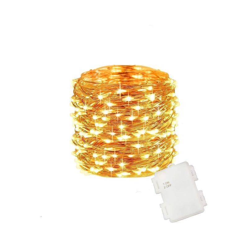 FILO LUCI BATTERIA 48 LED B. CALDO 336CM EAN 8033745086413 INGROSSO LUCI NATALIZIE