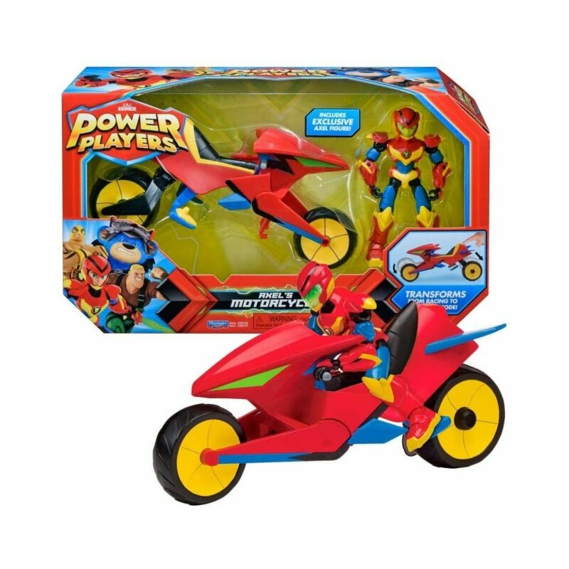 POWER PLAYERS VEICOLO MOTO + PERSONAGGIO EAN 8056379097198 INGROSSO PERSONAGGI CARTOON E DISNEY
